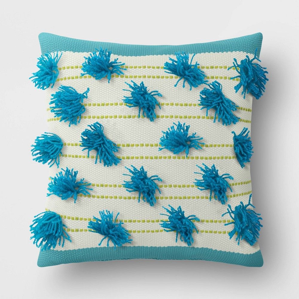 Decorative Throw Pillow Blue Po