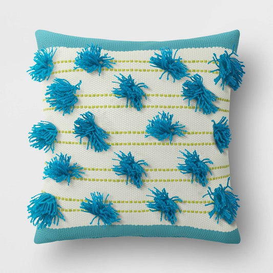 Decorative Throw Pillow Blue Po