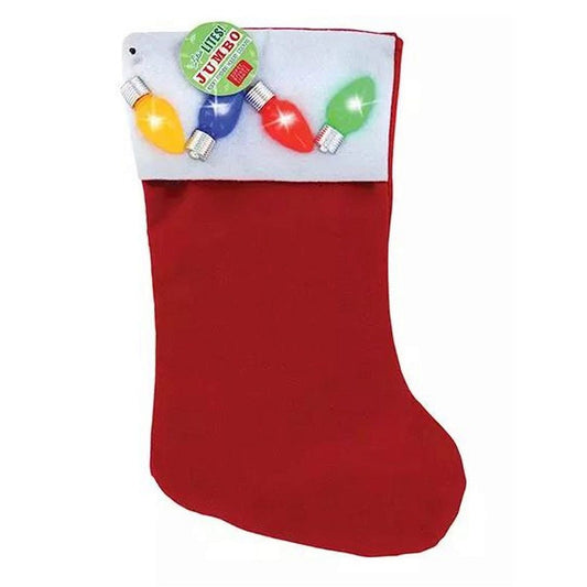 Jumbo Christmas Stocking with L-Christmas