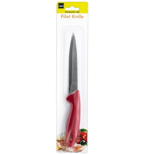 Cuchillo para filetear con mango colorido: 8,75"