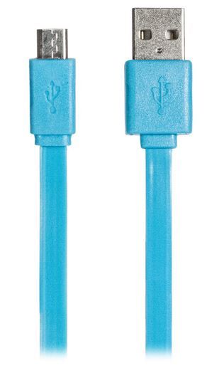 iEssentials Flat USB Type-A Mal-Blue : 6'
