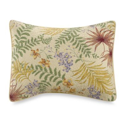 Almohada estándar floral Fiji Sha-standard