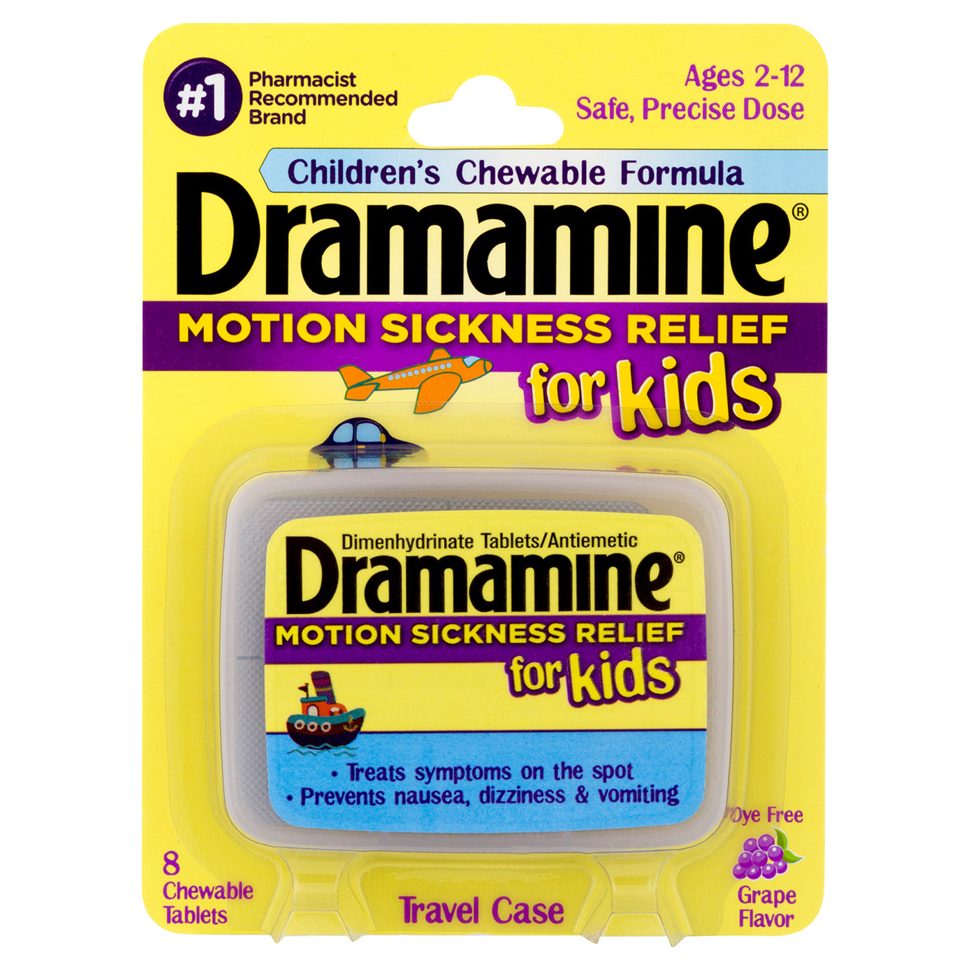 Dramamine Chewable Motion Sickness Relief for Kids