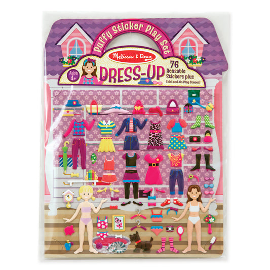 Melissa &amp; Doug Juego de pegatinas hinchadas - Disfraces