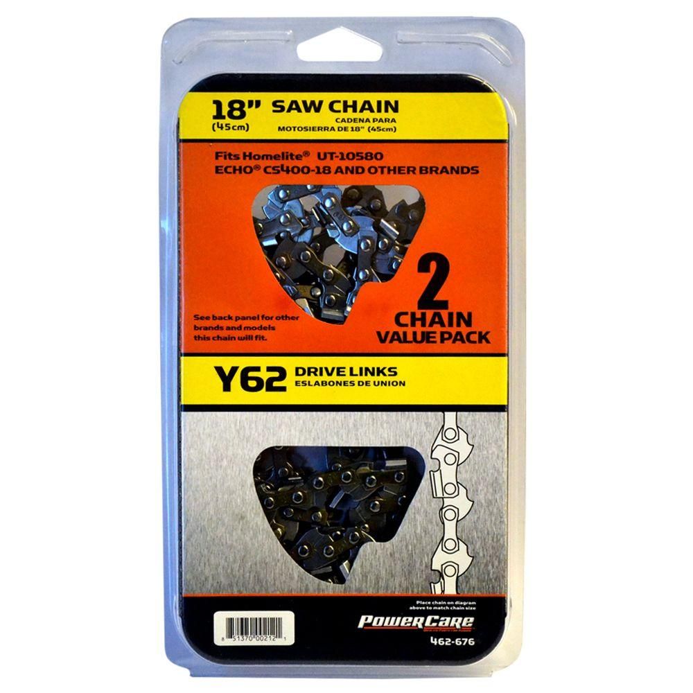 Powercare 18 in. Y62 Semi Chise-2 pack : 18"