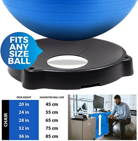 Exercise Ball Chair Stand Base