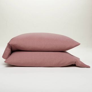 Jersey Solid Pillowcase Set-King