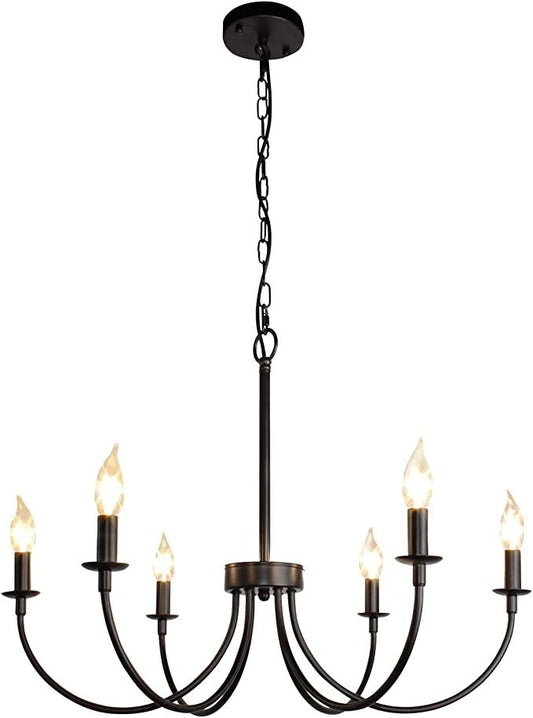 6-Light Farmhouse Chandelier