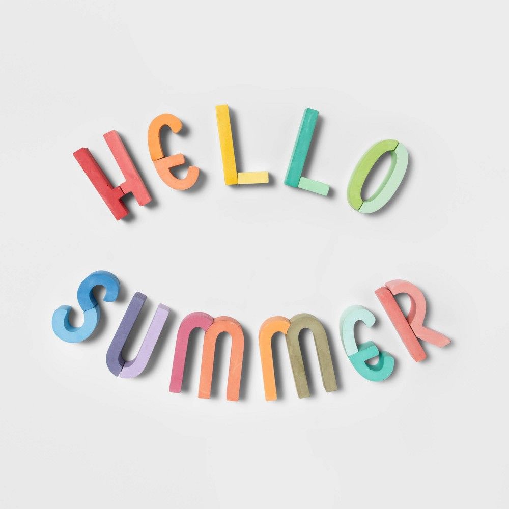 Juego de tizas Hello Summer de 22 piezas - S