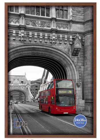 24x36 Inch Solid Wood Poster Fr-poster : 24x36