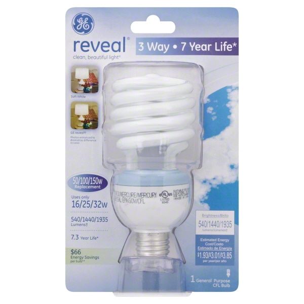 GE Reveal 16/25/32 Watt (50-100