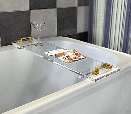 Acrylic Bathtub Tray Caddy with