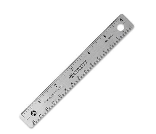 UP&UP Metal rulers-ruler : 12"