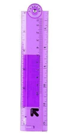 UP&UP Foldable purple rulers-ruler : 12"