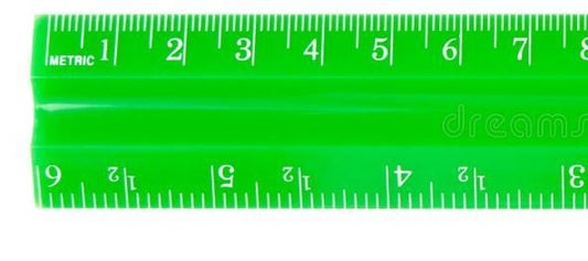 UP&UP Foldable green rulers-ruler : 12"
