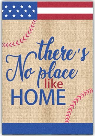 No hay lugar como Home Gard-12" x 18"