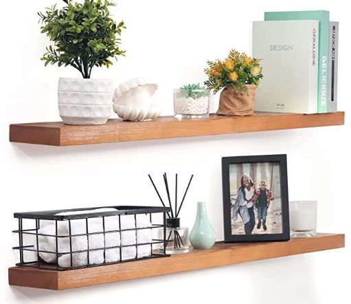 Marsmiles Floating Shelves Wood-36"