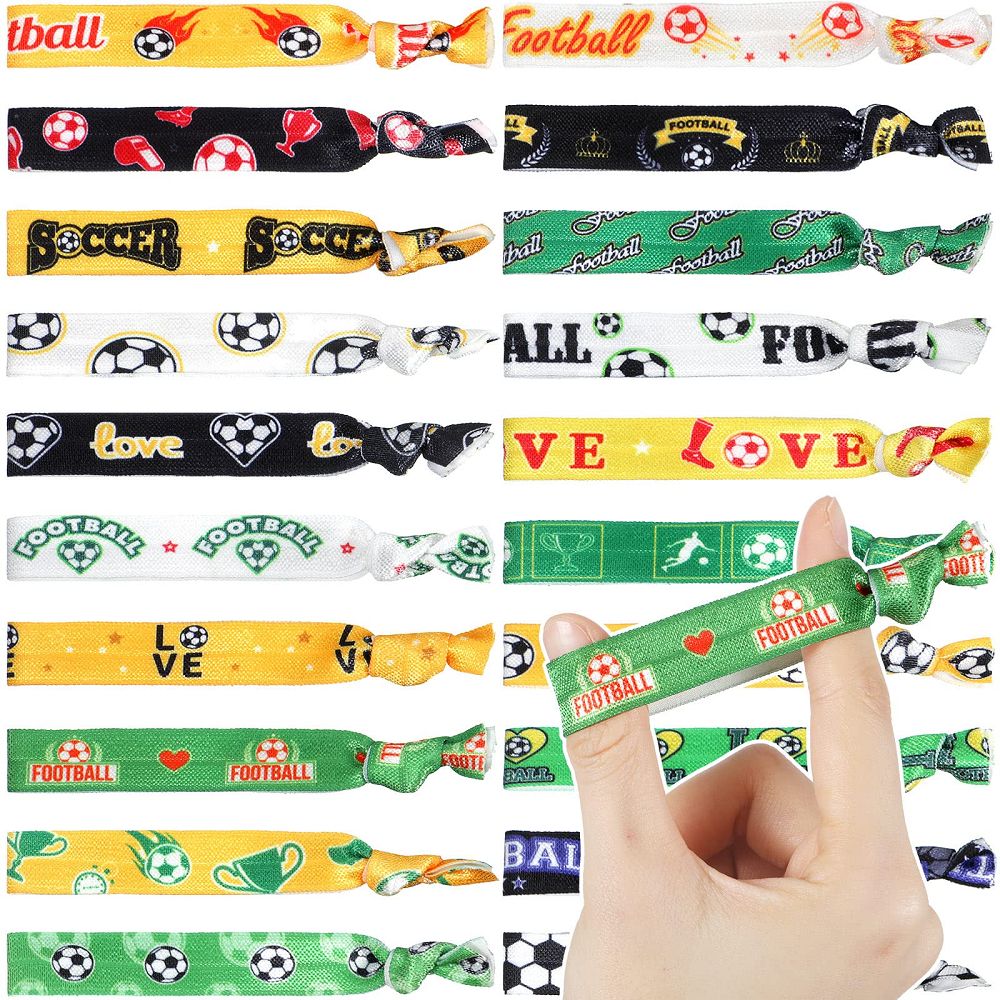 Soccer Hair Ties