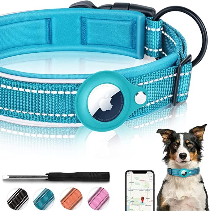 Collar reflectante para perros AirTag-M