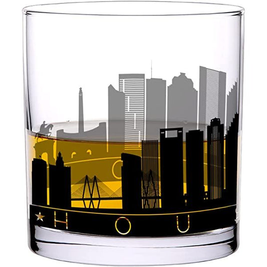 Houston Whiskey Lovers Glass