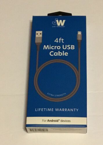 Just Wireless Cable Micro USB de 4 pies