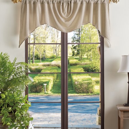 Martha Stewart Polyester Light Filtering Valances Rod Pocket Brown 72