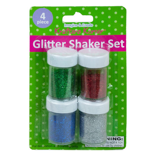 4 Pack Glitter Shakers