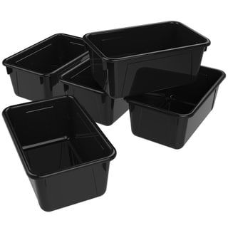 Small Cubby Bin Black - Storex