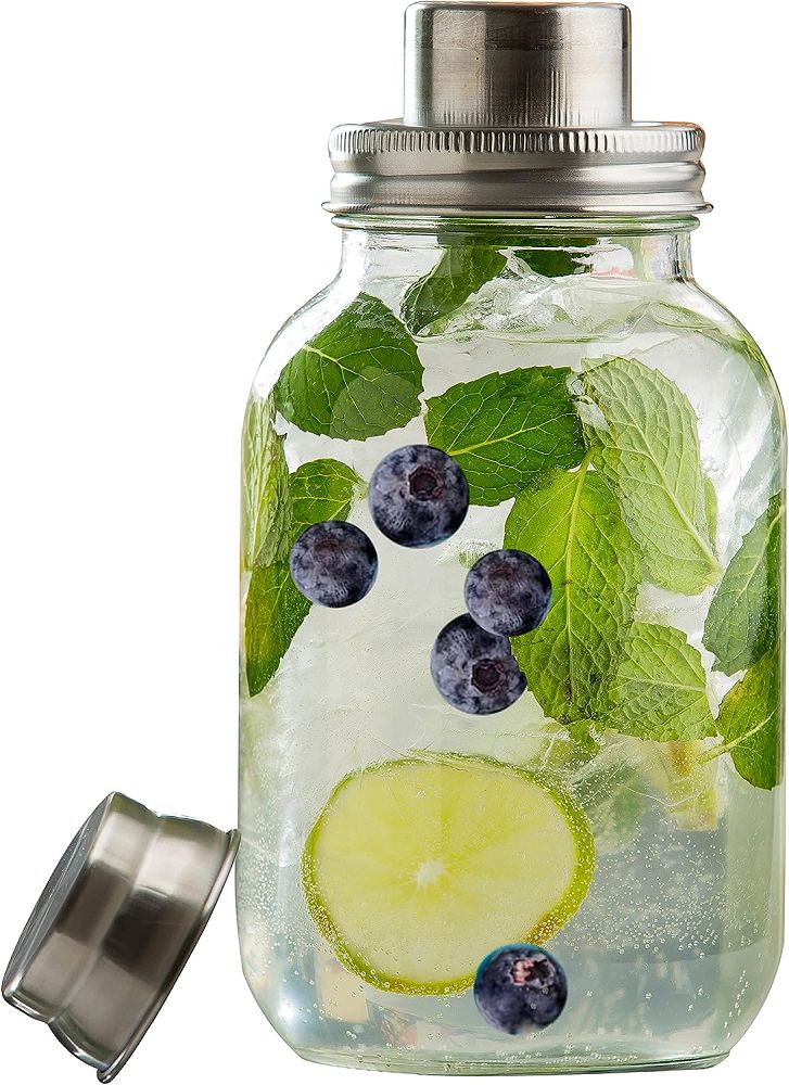 Mason Jar Cocktail Shaker with