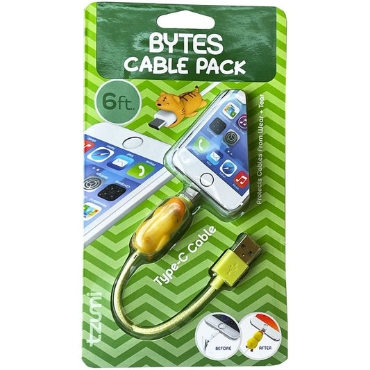 Cable Tzumi Bytes tipo USB de 6 pies