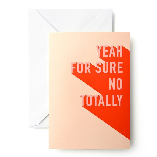 Yeah for Sure Note Card 10 Coun-10ct