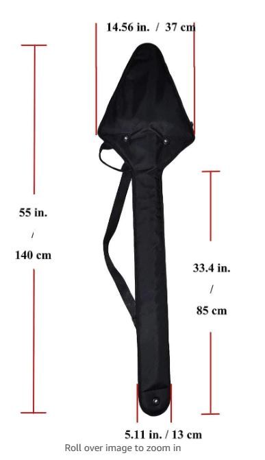 Estuche para espada F-Sword Black Hema Fencing Long Sword: 54"