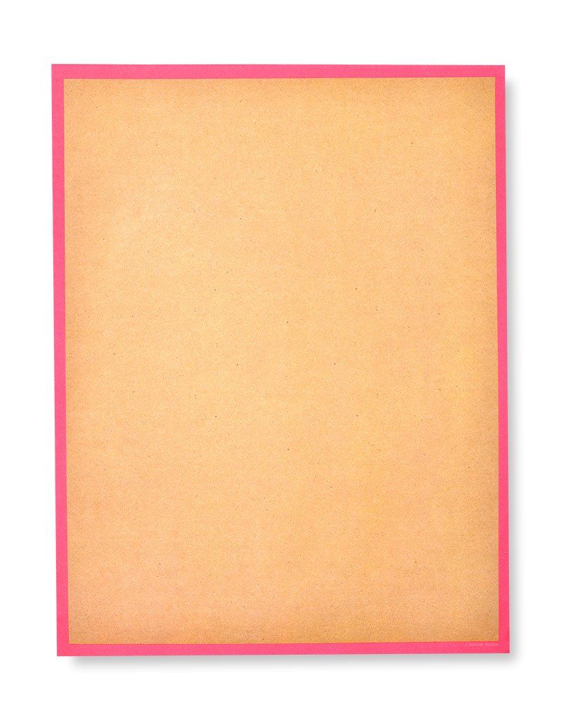 Hot Pink Border Stationery 40