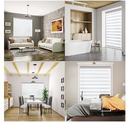 43W"x64H" Zebra Roller Blind-window cover : 43"Wx64"H