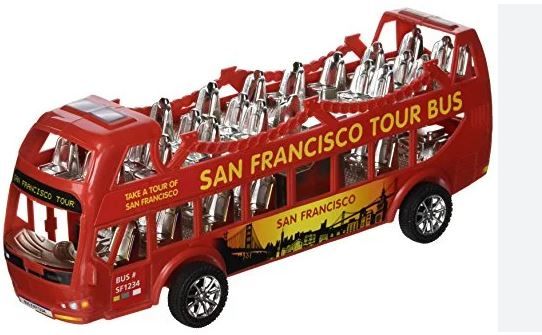 San Francisco Tour Bus, Multi C-Red