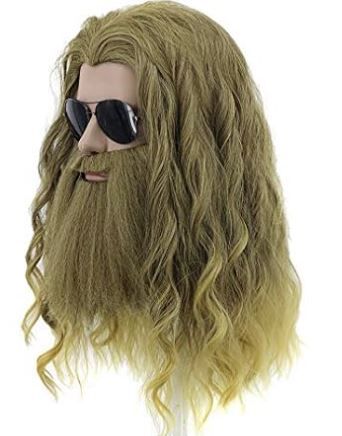 Long Blonde Wig Thor Endgame Wi-Halloween