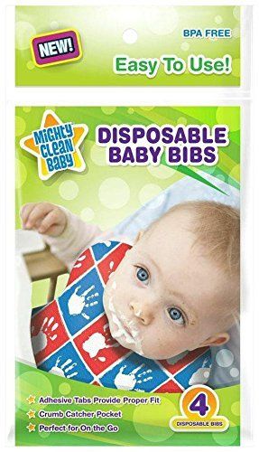 4 Count Disposable Bibs-4ct