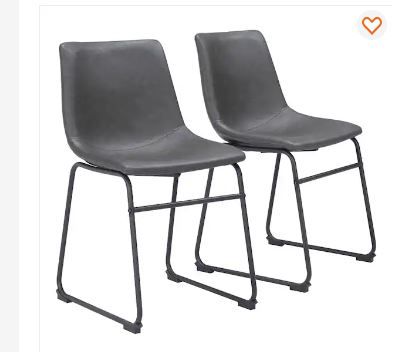 Smart Charcoal, Black Polyureth-dining chair