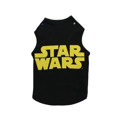 Star Wars Black Logo Tank Dog T-Med