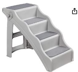 Amazon Basics Foldable Steps fo-Gray : 4 Steps