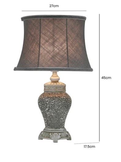 Sparkle Mosaic Antique Silver L-light : 16"