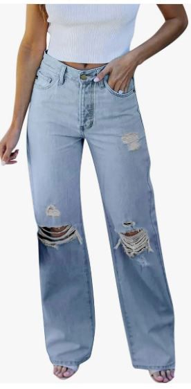 Small Ripped Jeans Women's-jeans : Small