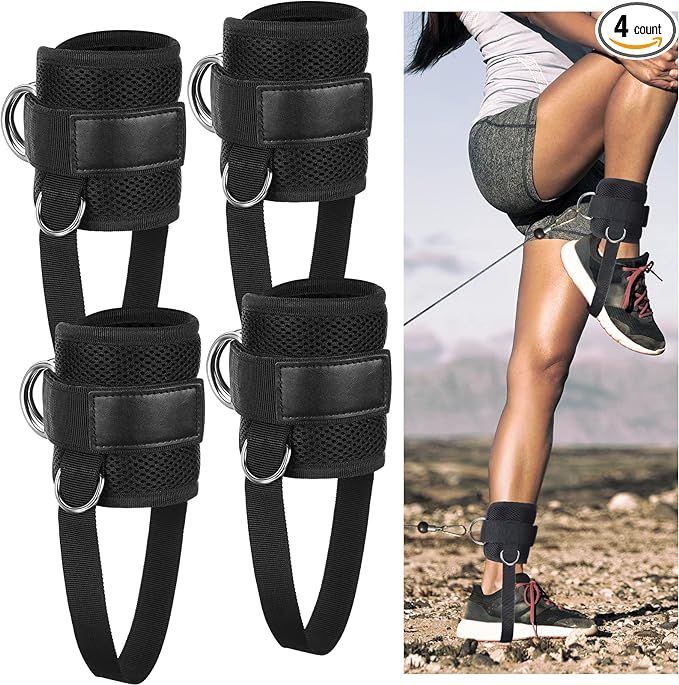 Lenwen 4 Pcs Ankle Straps Cable-4 pc