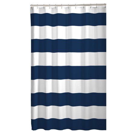 Stripe Shower Curtain Blue 70x7-70x72"