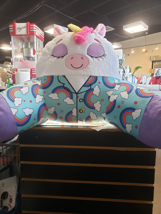 Happy Napper Unicorn Backrest Pillow for Kids