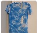 cat & jack small blue tie dye c