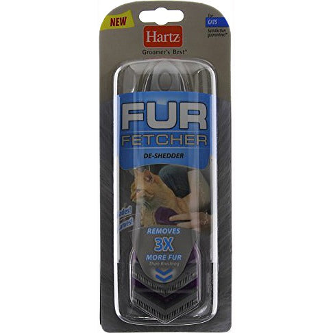 Hartz Groomer's Best Fur Fetcher De-Shedder Grooming Tool for Cats