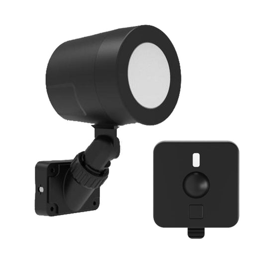 Novolink Wirelessly Connected Battery Operated Black LED Spotlight with Outdoor Motion Sensor