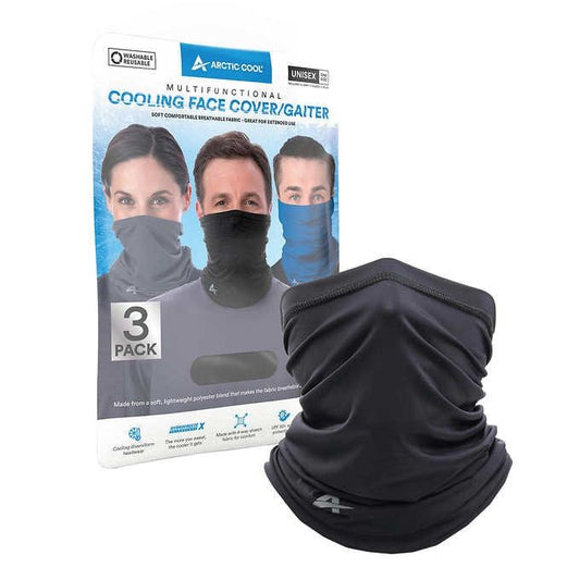 Arctic Cool Cooling Face Gaiter-3 pack