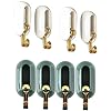 8pcs Swivel Wall Hooks, Heavy Duty Self-Adhesive Hooks